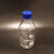 蓝盖中性料玻璃丝口试剂瓶螺纹口 无色透明 颗粒度取样瓶 GL45mm500ml