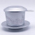 鹏柏福瑞越南咖啡壶 越南特色 不锈钢滴漏咖啡壶 纯铝材质 精品雕花咖啡厅 银色 纯铝材质