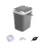 庄太太【灰色10升+配件】塑料茶渣过滤垃圾桶ZTT-9611