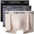 Calvin KleinCK/ 复古美拉德系列 FW23 提花棉质防夹臀内裤 男款 3条装 FZ6-太空黑/牛乳白/石墨灰 S