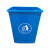 户外大号无盖垃圾桶分类 学校工业加厚办公室塑料垃圾箱小号 大号专用垃圾袋中厚30克/50个