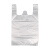 急先锋 塑料袋现货餐饮酒店打包外卖袋白色透明打包袋塑料袋 30*48厚款5丝50/捆