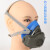 山头林村硅胶防尘面具高效防尘防颗粒呼吸面罩防有蒸汽异味面具 1