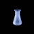 希万辉 实验室带盖塑料烧瓶塑料三角烧瓶实验瓶 广口（10个）100ml
