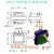 EE13电蚊拍专用变压器 电蚊拍配件 高频变压器线圈匝数可定制 EE15(4+2)1600T