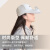 HKFZ 太阳能风扇帽子儿童带风扇的帽子USB充电头戴式电风扇帽子夏男女 黑色太阳能+USB充电