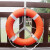 百舸 船用专业成人游泳圈儿童塑料游泳救生浮圈实心加厚国标 304不锈钢救生圈支架