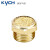 凯宇气动 KYCH  铜体消声器气管气阀气动排气节流铜消音降噪 PSS可调弹簧 1/4（2分）