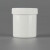 海斯迪克 广口样品塑料瓶密封油墨罐直立桶 白色500mL HKCL-717