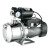 龙珠 不锈钢喷射泵220V全自动增压泵自来水管道加压水泵小型喷射自吸泵 1500W不锈钢喷射泵自动款
