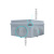汇一汇 R型防水接线盒 户外ABS配电箱监控电源分线盒 85*85*50