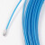 海斯迪克 HKHE-032 电工穿线器 圆头电线线管光纤引线器 蓝色30米(包胶)+束线器2个