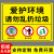 爱护环境卫生牌注意乱扔提示警示牌禁止保持清洁垃圾温馨卫生牌不 垃圾15(铝板) 30x40cm