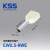 KSS双线套欧式端子EW系列管型端子凯士士冷压针型端子多规格可选 EW0.5-8WE白色（100个）