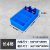 亚岳加厚分格箱多格箱分类箱汽车专用修理箱螺丝箱工具零件收纳盒 小10格箱(蓝色)内格尺寸120*76*55MM