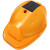 惠利得国标安全帽双风扇空调帽子蓝牙对讲带头灯太阳能充电工地帽工程帽 红色双风扇空调版11000毫安 有灯有太阳能