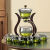 WCZ磁吸泡茶壶最新款一套宫灯式半自动茶具全套玻璃全自动懒人家用 邀月透明+六色杯+杯架