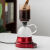 莎庭（SARTILL）电动虹吸咖啡壶套装 触屏玻璃虹吸式咖啡壶美式家用煮咖啡机 电动虹吸壶红色 0ml 包含上杯下壶插座