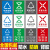 定制垃圾分类标识牌标识贴新国标提示牌标志牌标贴广州投放点标牌 个性款 15x20cm