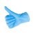 麦迪康/Medicom 1177D一次性手套 丁腈无粉橡胶手套耐用检查手套 蓝色大号L码 100只/盒  企业专享