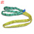怀鸽JA-A02彩色两端带环圆形柔性起重吊装带2t 长度1m 国标6倍安全系数 绿色