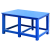 典南 钳工桌台重型铁板平台模具维修桌水磨钢板工作台虎钳装配台飞模台 蓝色1500*1500*800mm台面13.5mm 