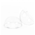 贺桐亚克力半球罩有机玻璃半圆防尘罩透明空心球形罩塑料球展示罩定制 直径500MM半圆 边半圆