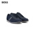 BOSS男士春夏橡胶徽标系带运动鞋 401-深蓝色 EU:42