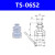 机械手配件硅胶小头吸盘工业气动单双三层真空吸咀天行强力吸嘴头 TS-06S2 30个装