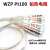 WZP PT100陶瓷铂热电阻温度传感器探头温控仪表测温线感温棒内芯 A级 陶瓷PT100/尾线长30公分