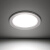 FSL佛山照明 LED嵌入式筒灯【5W暖白4000k】2.5寸开孔75-90mm 银边