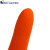 橙色防滑耐磨手指套劳保橡胶防滑工业一次性乳胶手指套 中号*桔色手指套