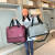 诗迦努可扩展行李包男款大容量旅游手提包运动健身包外出短途旅行包 黑色