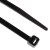 安赛瑞 尼龙扎带 自锁式捆扎线 理线绑扎带 宽3.6mm长292mm 100根装 黑色 定制 欧时 440232