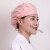 厨房帽做饭炒菜餐饮防油烟防掉头发防尘透气食品厂工作卫生包头帽 粉色