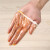 WRP一次性PVC手套食品级无粉食品加工美容美发日常家务防护手套 透明 M