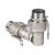304不锈钢快速接头卡扣式F/e型水泵钢丝软管皮管水管扳把式活接 304DN100（4寸）CF1套