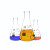 沸耐笙 SY-0046 耐高温具塞定碘直口广口三角烧瓶锥形瓶实验 100ml 1件