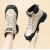 SGAI中老年内增高波鞋内曾高中年妇女运动鞋新款运动鞋女厚底加绒棉鞋 米黑单里 35
