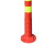 和为安 EVA弹力柱道路警示45cm塑料防撞柱 反光路桩 隔离桩 柔性柱（不含螺栓）