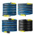 欧品缘通用型洗车高压管适用280/380/5558型手提式洗车机钢丝防爆管 大小头蓝纹钢丝管15米