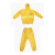 海固   分体式防化服    黄色上衣 L码