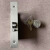 锁门锁机械锁防火锁亚 AA8705AA8704 整套门锁 45-55mm通用型带钥匙