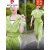 皮尔卡丹休闲运动服套装女夏季新款时尚减龄收腰连帽短袖卫衣阔腿裤两件装 白色三件套 帽子 L101-115斤