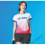 2024年yy羽毛球服套装男女款夏季速干短袖YY运动比赛服定制 女1913 蓝色套装 XL