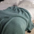 菲乐普（fellerpu）夏季小绒毯纯色针织半边绒儿童毛毯夏季加厚沙发盖毯午休毯披 奈瑞-绿色 130*160CM