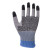 海太尔（HTR）0050 丁腈指浸手套 5级防切割 防滑耐磨防撕裂工作劳保手套  白色 1打 