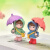 卡蔓派摆件微景观撑伞雨衣挎包女孩 4个一套【颜色各一】