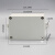 ABS塑料防水盒带耳户外防水接线盒密封盒监控电源盒子PC板仪表盒 115*90*55(灰盖)