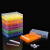 0.2ml96孔离心管盒 EP管盒 离心盒 冰盒PCR管架PCR管盒八连管盒 桔色